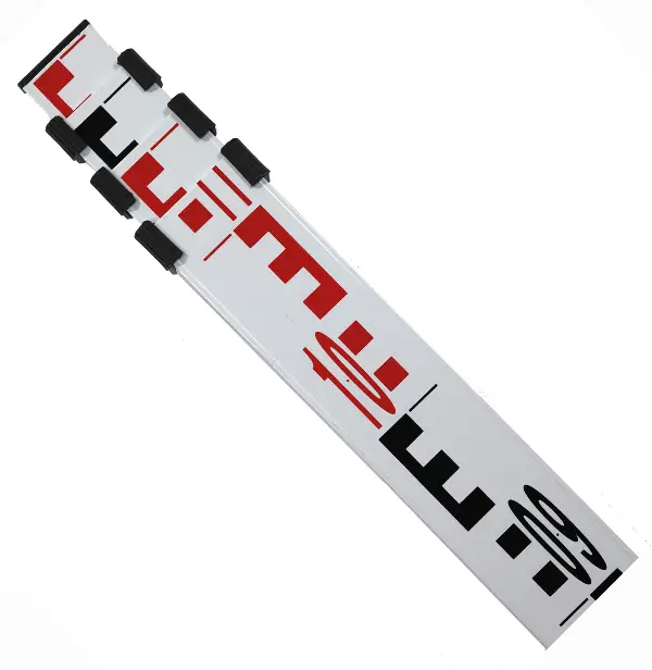 Mjerna letva na izvlačenje 1,24-5,00m, 5-elemenata, s libelom u futroli, Z390005