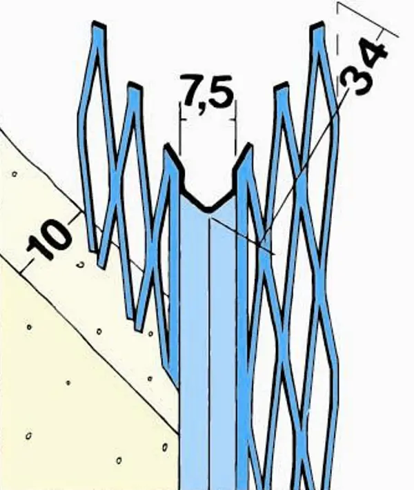 Unutrašnjii ugaonik 10077 2,70 m, po buntu A 25 kom, Z4100727