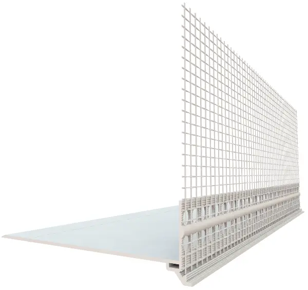 Sokl/priključni profil PVC 100mm 2,0m/štg 10štg/kart 30kart/pal, Z4210000014