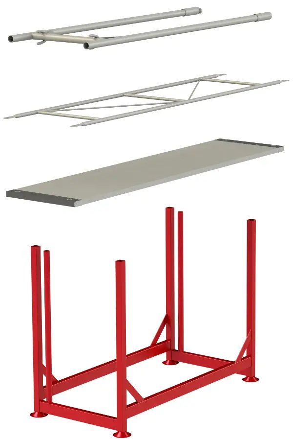 Paleta za skelu pocinčana za H-ramove ili podove, Z4811030V