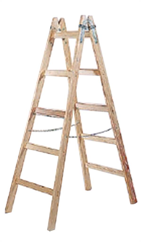Merdevine drvene dvodelene 4 1,36x0,50x0,13m ÖNORM EN 131, Z4