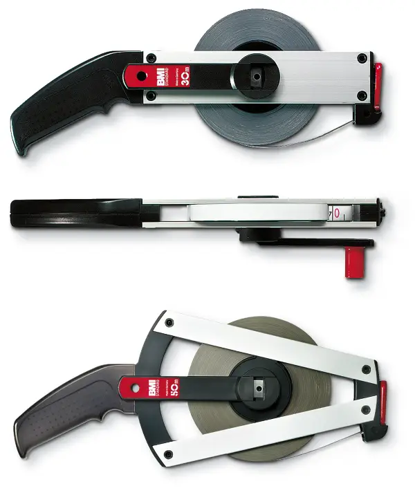 Građevinski metar Standard 30m čelik, belo lakirani, BF, Z501024030BF