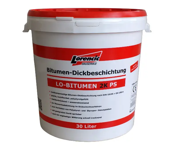 Bitumen-zaptivni premaz LO-Bitumen 2K PS 30l/kanta 18kanti/Paleta, Z50127271LO
