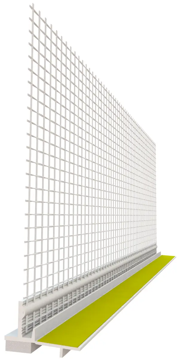 Letvica za žbukanje i zaštitu s mrežicom 9x9mm 2,4m/štg, 30štg/kart, 40kart/pal, Z524X