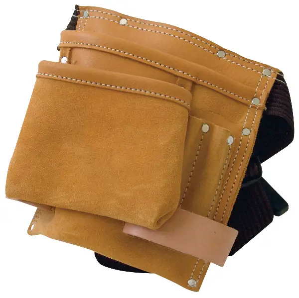 Torbica za eksere, 2-delna s remenom i 2 držača za čekić, Z5343601