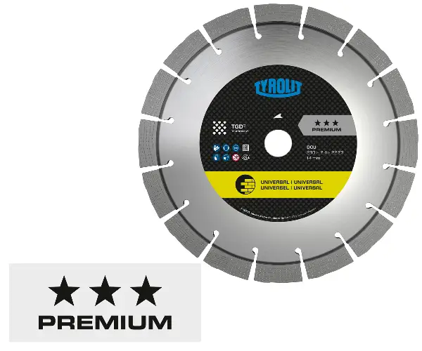 Dia rezna ploča 4u1 C73W mokro 400x3,2x20mm DCU Premium TYROLIT, Z59543