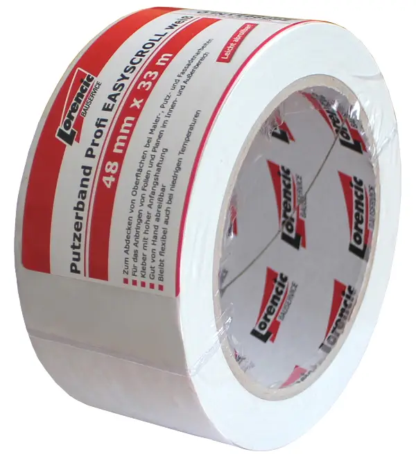 Zaštitna traka Profi EASYSCROLL bela 48mm x 33m 36rola/karton !Ne odgovaramo za sveže nanesenu boju!, Z609651NLO