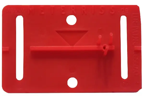 Pločica za razmere RS21R crvena samoljepljiva sa četkom, 200kom/paket, Z700021RS