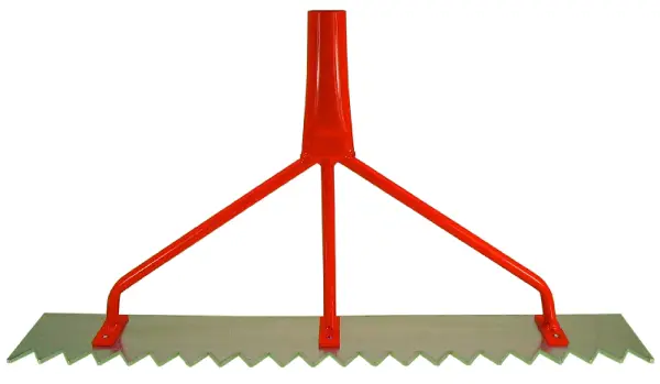 Letva za ravnanje betona alu 60cm, nazubljena, bez drške, Z90113