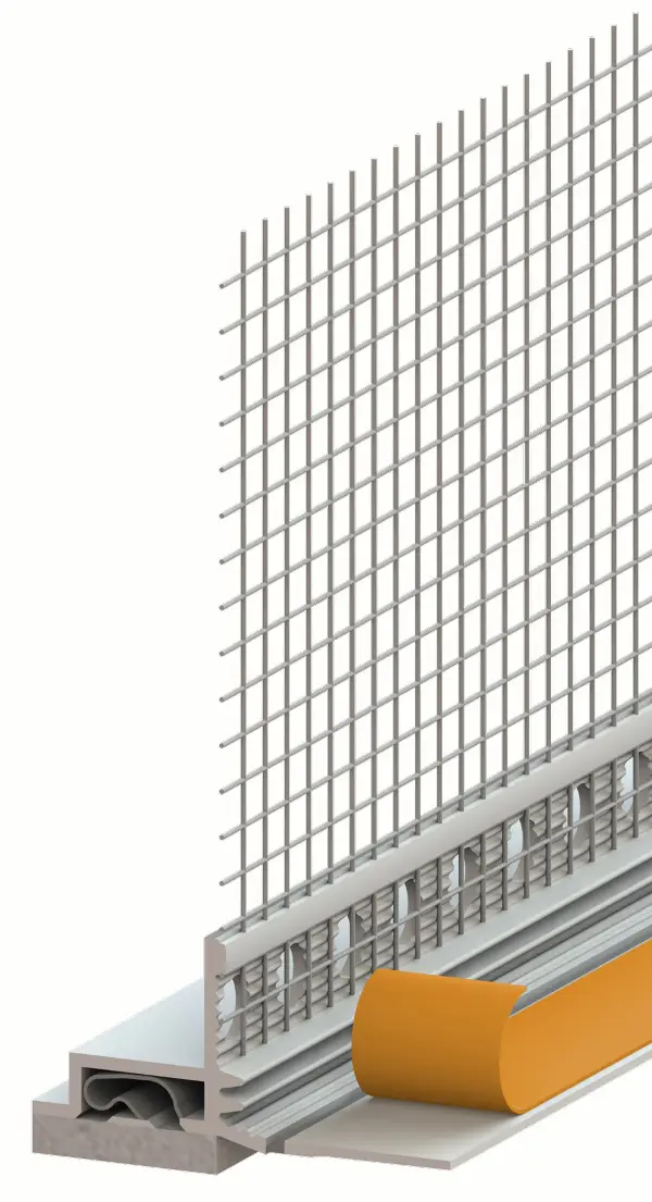 Letvica za žbukanje i zaštitu 19mm WDVS mrežica 3D Standard 2,4m/štg, 25štg/kart, 40kart/pal, Z924