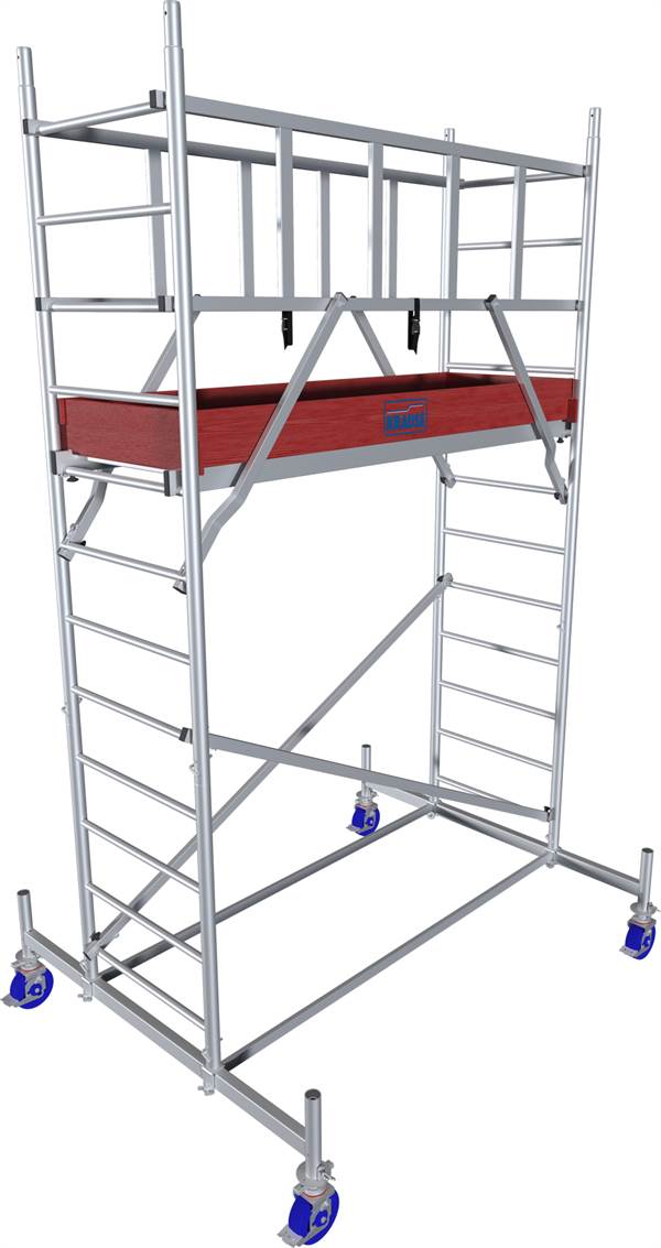 Alu pokretna skela KRAUSE® MONTO® PROTEC® širina 2,00x0,60m, RV= 4,30m, Z940117