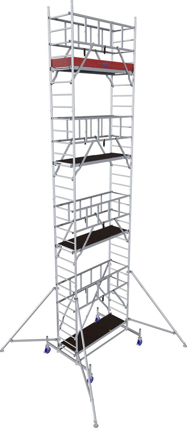 Alu pokretna skela KRAUSE® MONTO® PROTEC® širina 2,00x0,60m, RV= 9,30m, Z940162