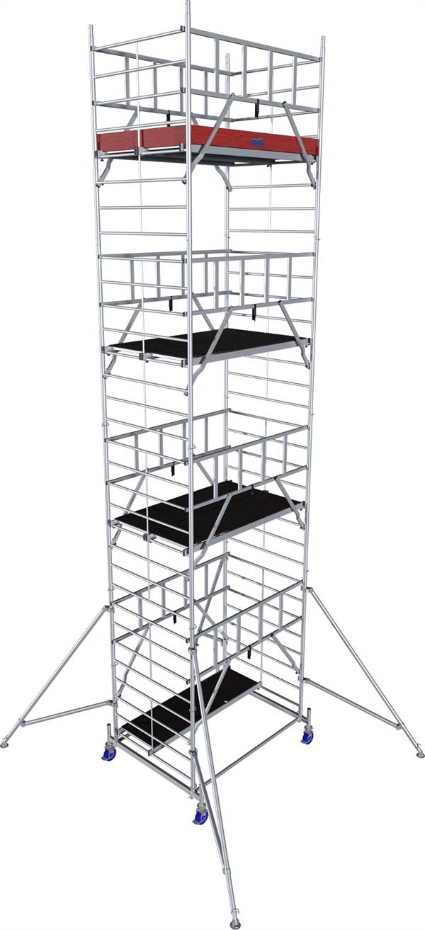 Alu pokretna skela KRAUSE® MONTO® PROTEC® XXL širina 2,00x1,20m, RV= 9,30m, Z945167