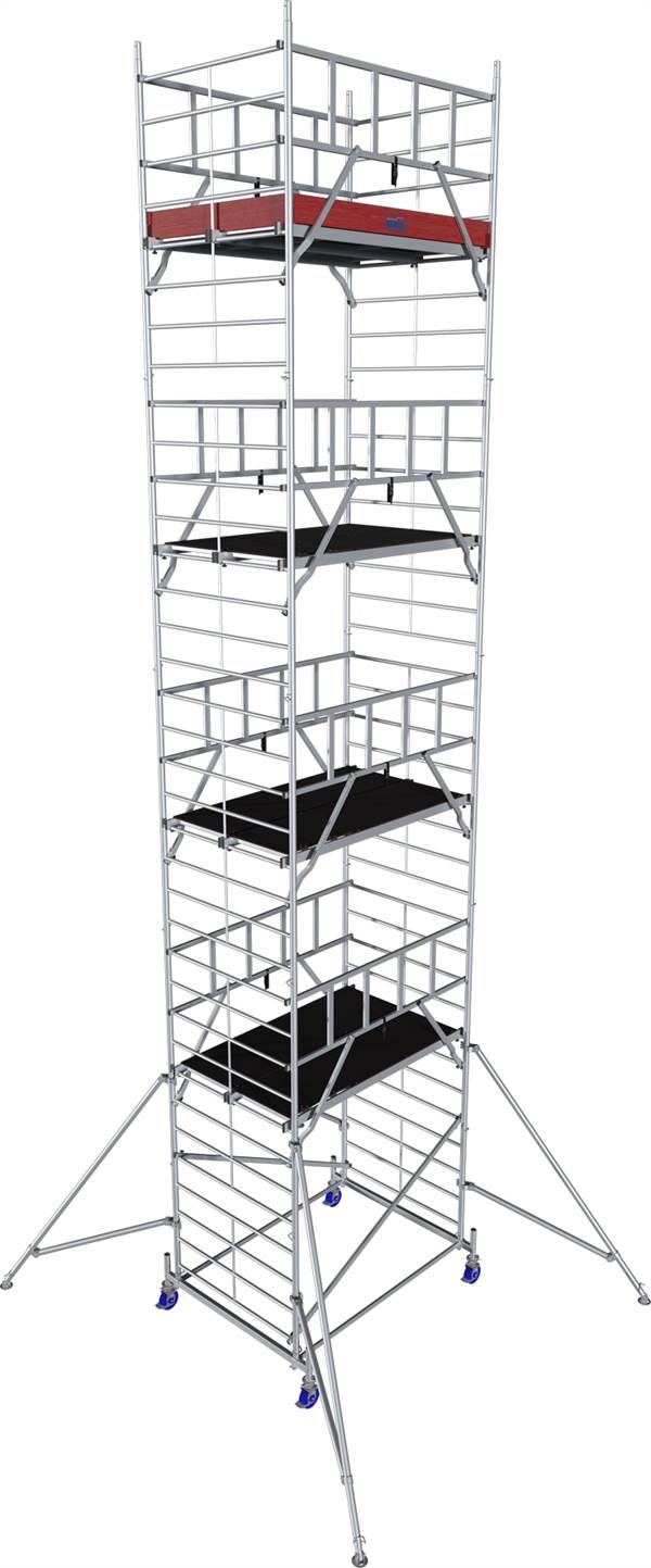 Alu pokretna skela KRAUSE® MONTO® PROTEC® XXL širina 2,00x1,20m, RV= 10,30m, Z945174