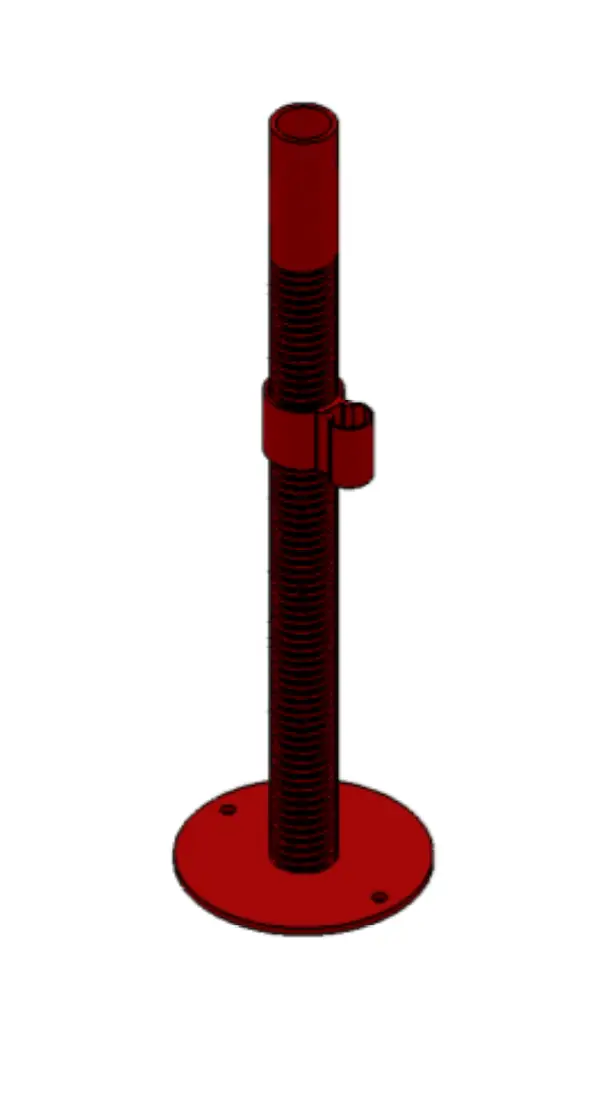 Podesiva stopa 0-50cm lakirana za LEGNOTRE i FERRO-MET skelu, ZBASE50