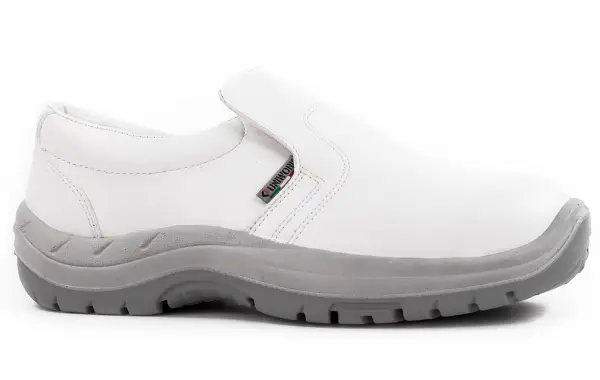 Zaštitne cipeler PLUTONE, bele, niske, EN ISO 20345:2011 S2 SRC, vel. 46, ZCE1146