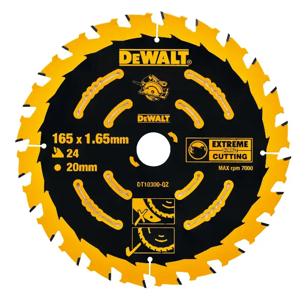 Testera EXTREME DEWALT® 190x30mm Z24 WZ za kružne testere DWE575K, ZDT10304-QZ