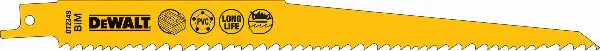 Sabljasti list pile DEWALT® 228x 3,6-5,1mm (drvo) 5kom/pak, ZDT2349-QZ