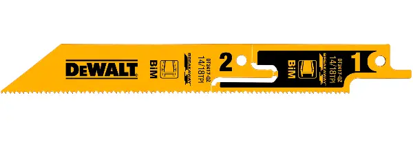 Sabljasti list pile DEWALT® 152x 1,4-1,8mm (metal) 5kom/pak, ZDT2417-QZ