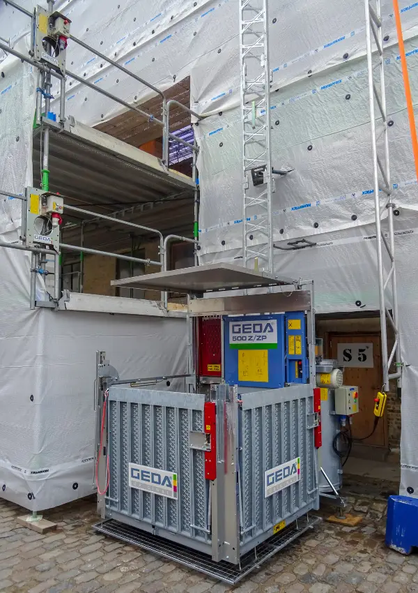 Dizalica sa zupčastom letvom GEDA 500Z/ZP 2 za osobe i materijal, ZG1011