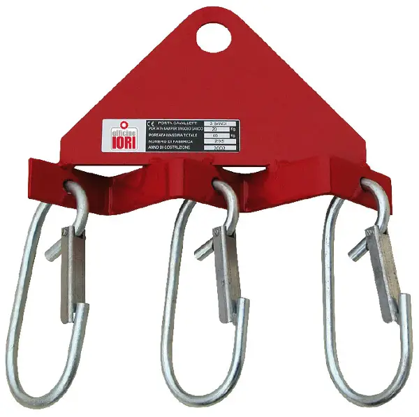 Nosač sa 3 kuke za građevinsko vitlo/dizalicu/dizalicu sa okretnom rukom IORI, ZPORTAC3G