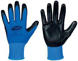 Radne rukavice PROFILGRIP STRONGHAND®, plave, EN388, vel. 8, 120pari/kart, Z058208