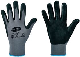 Radne rukavice HANDAN STRONGHAND®, sive, EN388+EN407, vel. 9, 120pari/kart, Z061309