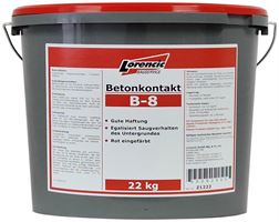 Betonkontakt B-8 crveni 22kg/kanta 24kanti/paleta ***Opasnost od smrzavanja od 0°C ***, Z1222