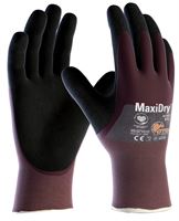 Radne rukavice višenamjenske MAXIDRY® 56-425, lila/crne, 3/4 premazane, EN 388, vel. 11, Z131711