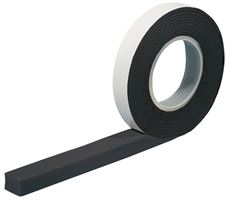 Kompriband 15mm Fugenbreite 1-4mm 13,0lfm/Roll 600Pascal BG1 schwarz 20Roll/Kart 60Kart/Pa, Z1514600