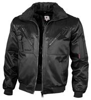Pilotska jakna QUALITEX crna, 265 g/m², vel. XXL, Z23618XXL