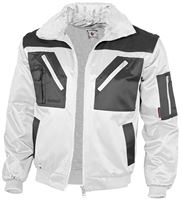 Pilotska jakna QUALITEX bijelo/siva, 265g/m², vel. M, Z23669M
