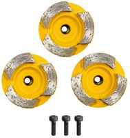 Diamant-Schleifteller Estrich gelb d=44mm für Eckenschleifer EES 1400-3, 3Stk/Pack, Z37133000