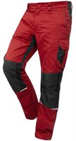 Bundhose QUALITEX IND, rot/anthrazit, 250 g/m², Gr. 56, Z42014-RABH56
