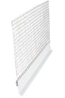 Priključni profil PVC za WDVS sokl lajsne 2,5m/štanga s WDVS mrežicom 25štg/kart 72kart/pal, Z4650305001