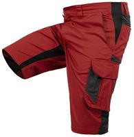 Arbeitsshorts QUALITEX IND, rot/anthrazit, 250 g/m², Gr. 54, Z47014-RAAS54