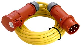 Građevinsjki kabl 5x4,0 50lfm inkl. Stecker und Kupplung 32A, Z5405032