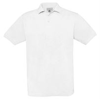 Polo majca Piqué SAFRAN bela, 180g/m², Gr. XXL, VPE10, Z54942XXL
