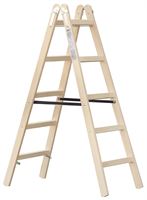 Drvene merdevine 5 stepenika, 1,62x0,48x0,13m, Z5X