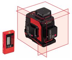 =81= Linijski laser-Set BMI MULTILASER 3D-ROT 3-nivoa sa. batterijom, punjačemt,u koferu, Z6543DR