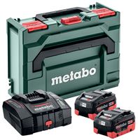 =80= Akku-Basis-Set METABO 2x18V 10,0Ah LiHD CAS Akkus, Schnellladegerät, im Koffer, Z685304000