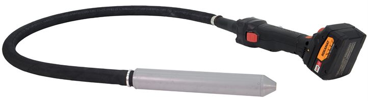 Akku-Beton-Innenrüttler ROKAMAT CV CX 43-130 Premium d= 43mm mit 1,3m Welle, Z91400-B