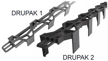 Držač razmaka DRUPAK 1 25mm bez PVC 2m/štg, utaknut, 100m/bunt, 54bunt/pal, ZDPF25200