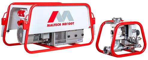 Transportna pumpa MALTECH MD100-T prenosna 5,5kW s usisnom haubom i priborom, ZL00110122