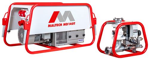 Transportna pumpa MALTECH MD140-T prenosna 7,5kW s usisnom haubom i priborom, ZL00114123