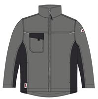 Radna jakna LO-ACTIVE antracit/crna 245 g/m² vel. 48 5kom/pak, ZLO-ACTAS-BJ48