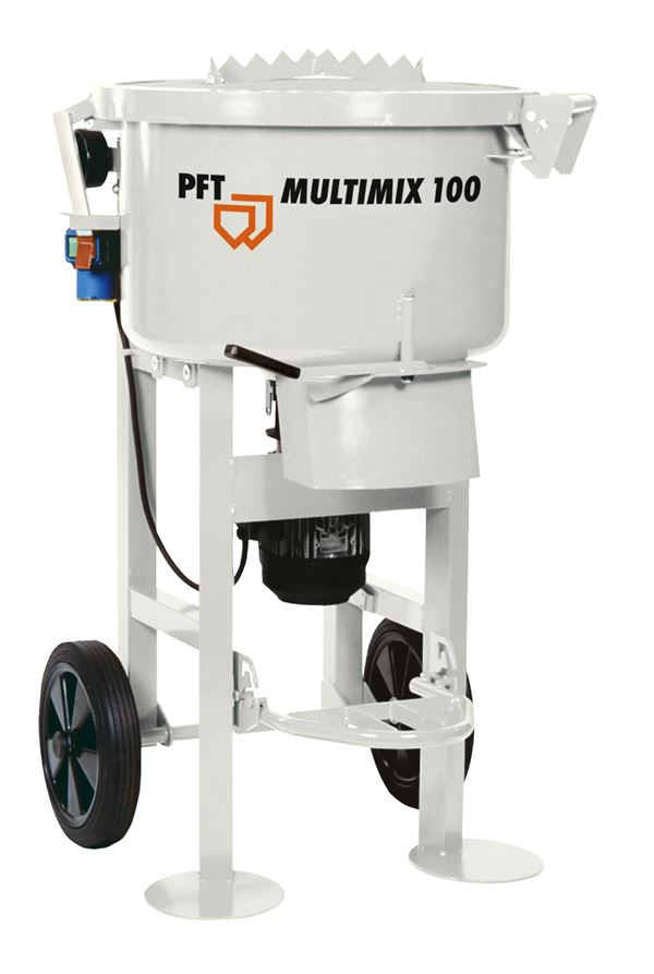 Horizontalna prinudna mešalica PFT MULTIMIX 100 2,0kW/230V/50Hz Inhalt 100l, Z00627405