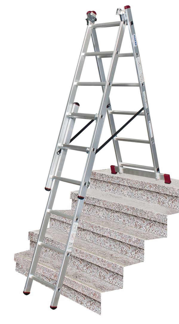 Merdevine višenamenske Alu KRAUSE® CORDA® 3x6 gazišta 1,70-3,65m, 9,0kg, Z033369