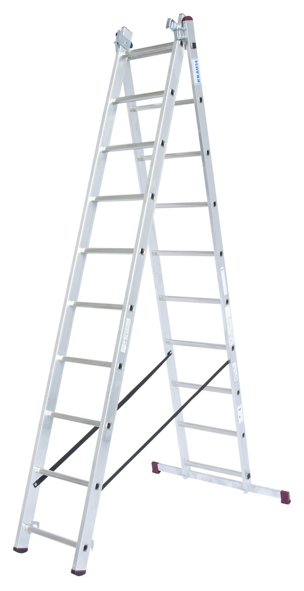 Merdevine višenamenske Alu KRAUSE® CORDA® 3x10 gazišta 2,80-6,15m, 16,0kg, Z033406