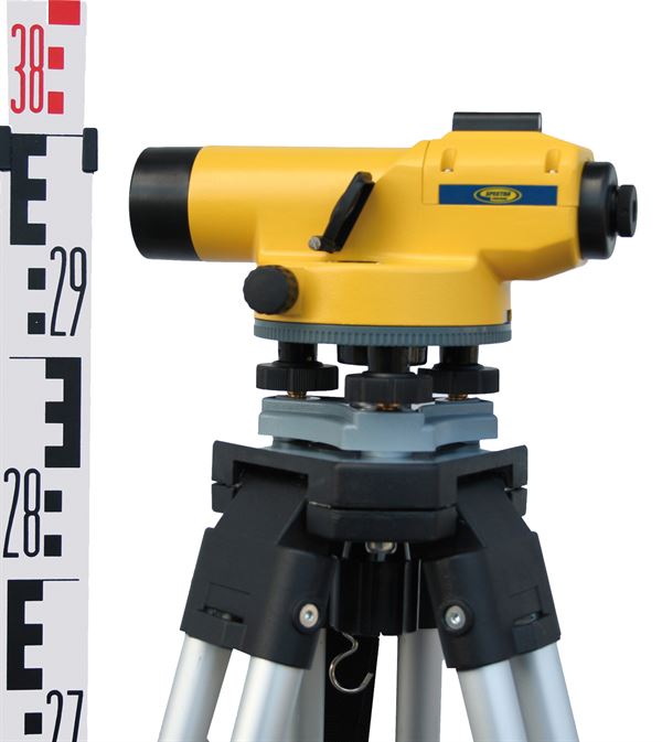 Nivelir set SPECTRA AL 24M automatski s tenimetrom 5m i stativom 82-147cm, Z110124